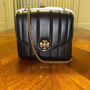 NWT Tory Burch Kira Square Crossbody in Black